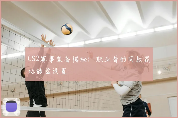 CS2赛事装备揭秘:职业哥的同款鼠标键盘设置